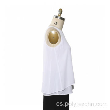 Cuello redondo superior para mujer